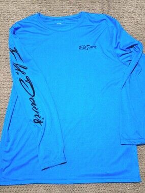 F.H. Davis Sport Bass Fishing Tag-less Long Sleeve, Breathable Lightweight Shirt